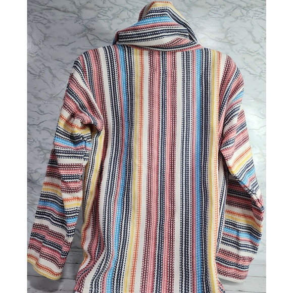 Earthragz Women's Pullover Multicolor Boho Theme Front Pocket w/Hood Size Medium - Picture 2 of 11